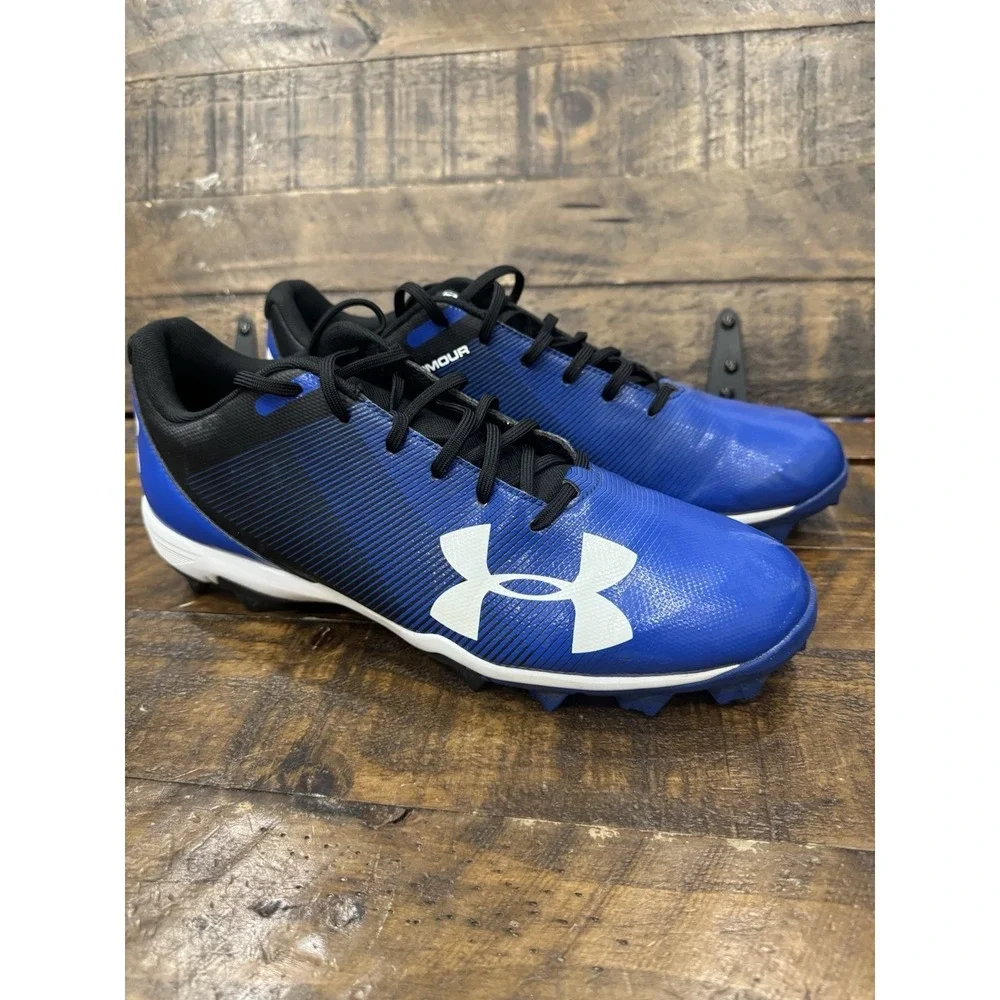 Under Armour‎ UA Leadoff Low RM Baseball Cleats- Men's Shoe Size 12 Blue Used